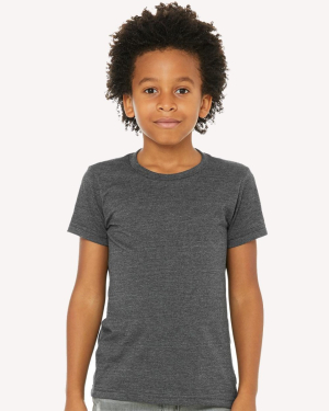 BLANK BELLA + CANVAS 3001YCVC - Youth CVC Jersey Tee
