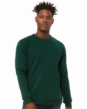 Blank BELLA + CANVAS 3901 - Sponge Fleece Raglan Crewneck Sweatshirt