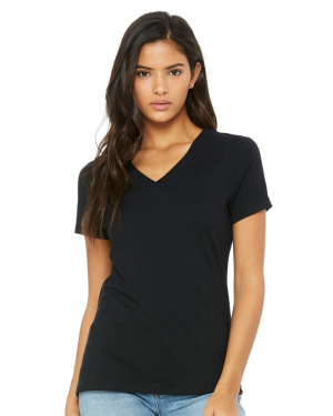 Blank BELLA + CANVAS 6405 - Women’s Relaxed Jersey V-Neck Tee