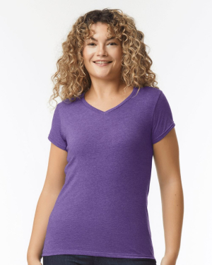 Blank Gildan 64V00L - Softstyle® Women’s V-Neck T-Shirt