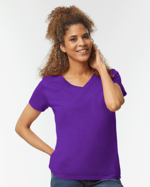 Blank Gildan 5V00L - Heavy Cotton™ Women’s V-Neck T-Shirt