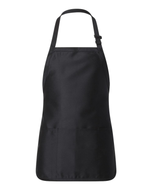 Q-Tees Q4250 - Full-Length Apron with Pouch Pocket
