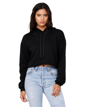Blank BELLA + CANVAS 7502 - Women's Crop Fleece Hoodie