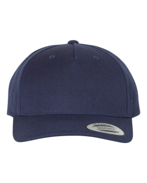 YP Classics 5789M - Premium Five-Panel Curved Visor Snapback Cap