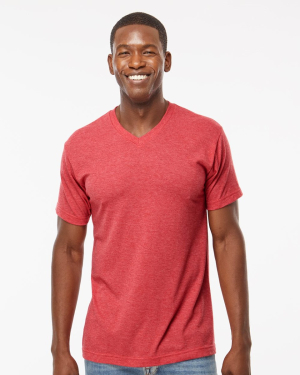 M&O 3543 - Deluxe Blend V-Neck T-Shirt