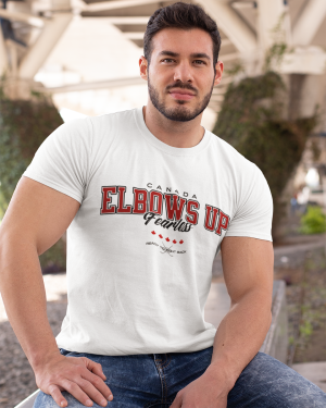 Elbows Up Canada Fearless - White